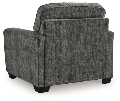 Lonoke Gunmetal 2 Loveseats, Oversized Chair and Ottoman - 50504U7