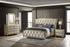 Lorient 4-piece Eastern King Bedroom Set Ivory and Camel - 222661KE-S4
