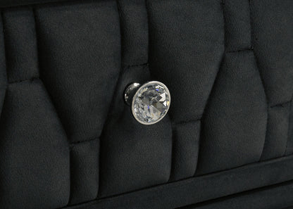 Lorient 5-drawer LED Chest of Drawers Black - 223165