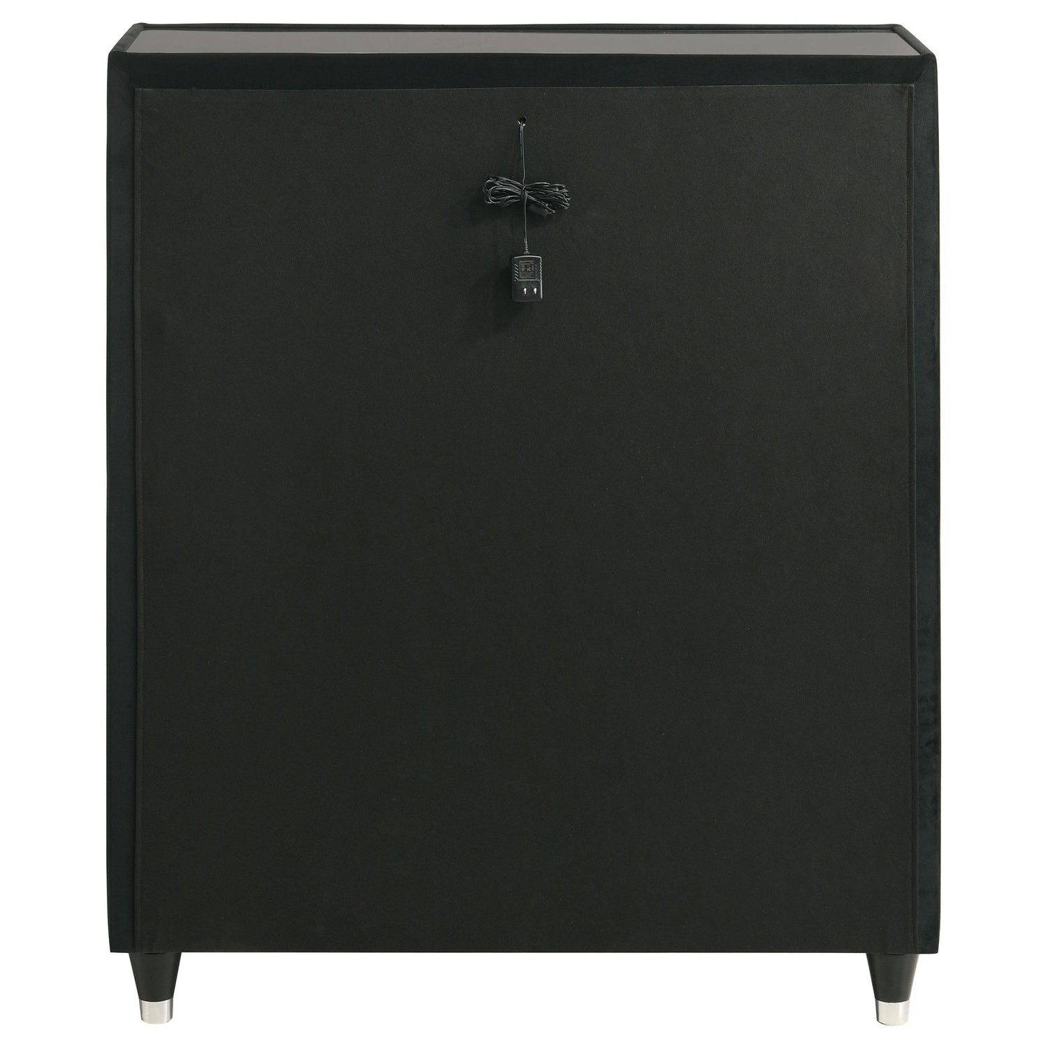 Lorient 5-drawer LED Chest of Drawers Black - 223165