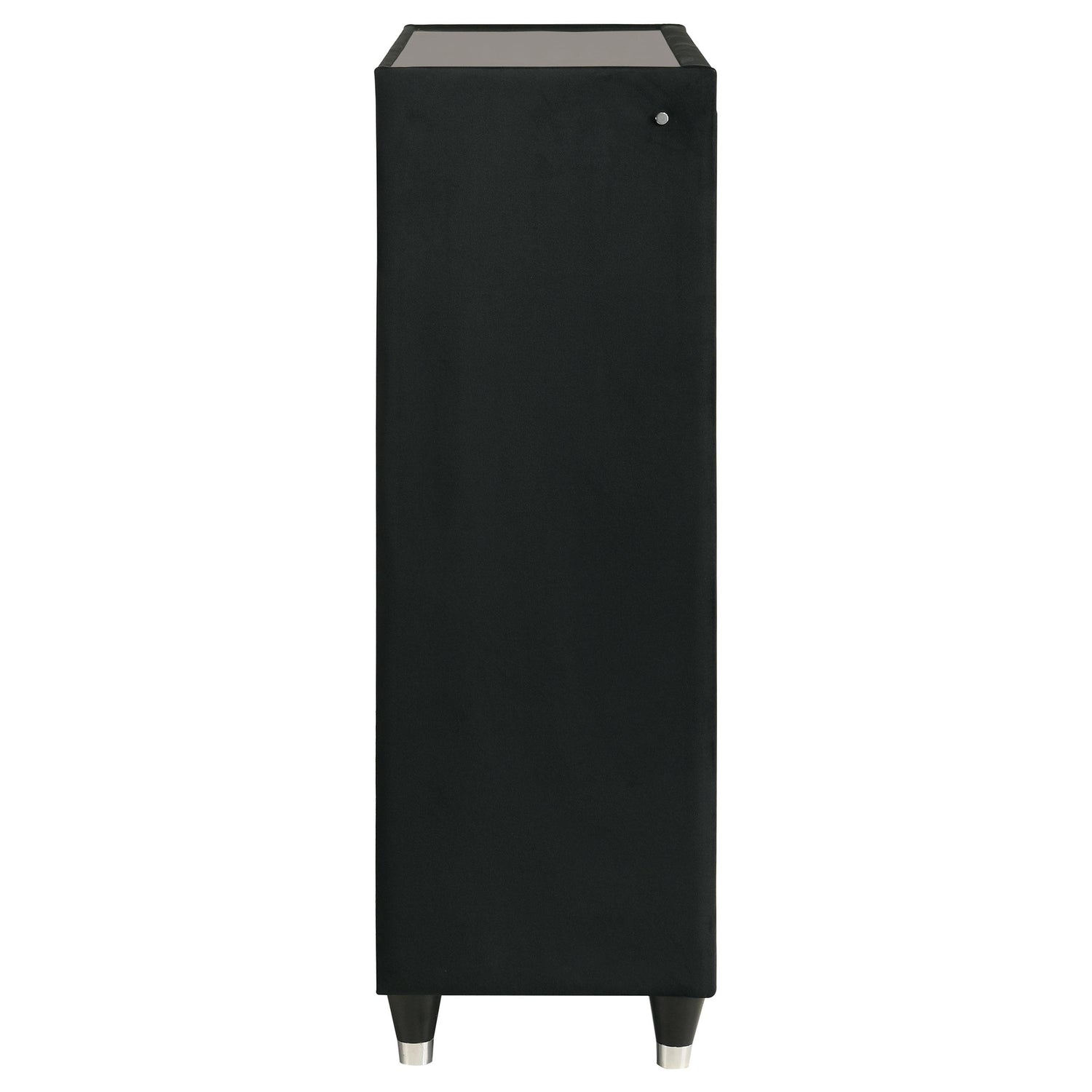 Lorient 5-drawer LED Chest of Drawers Black - 223165