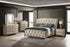 Lorient 5-piece Eastern King Bedroom Set Ivory and Camel - 222661KE-S5