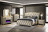 Lorient 5-piece Eastern King Bedroom Set Ivory and Camel - 222661KE-S5B