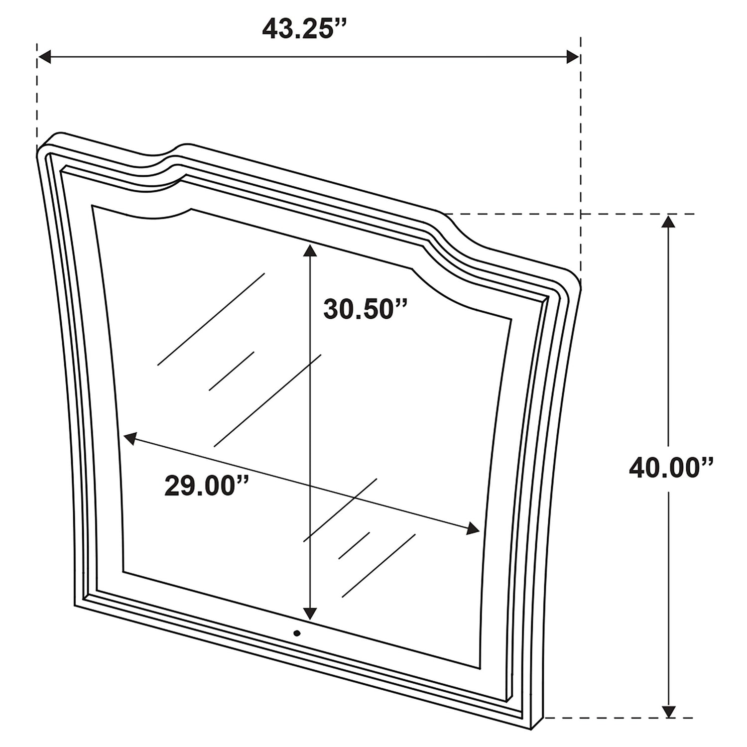 Lorient 5-piece Queen Bedroom Set Black - 223161Q-S5B