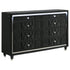 Lorient 8-drawer LED Bedroom Dresser Cabinet Black - 223163