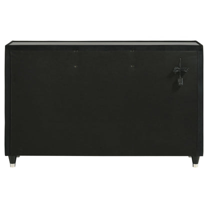 Lorient 8-drawer LED Bedroom Dresser Cabinet Black - 223163