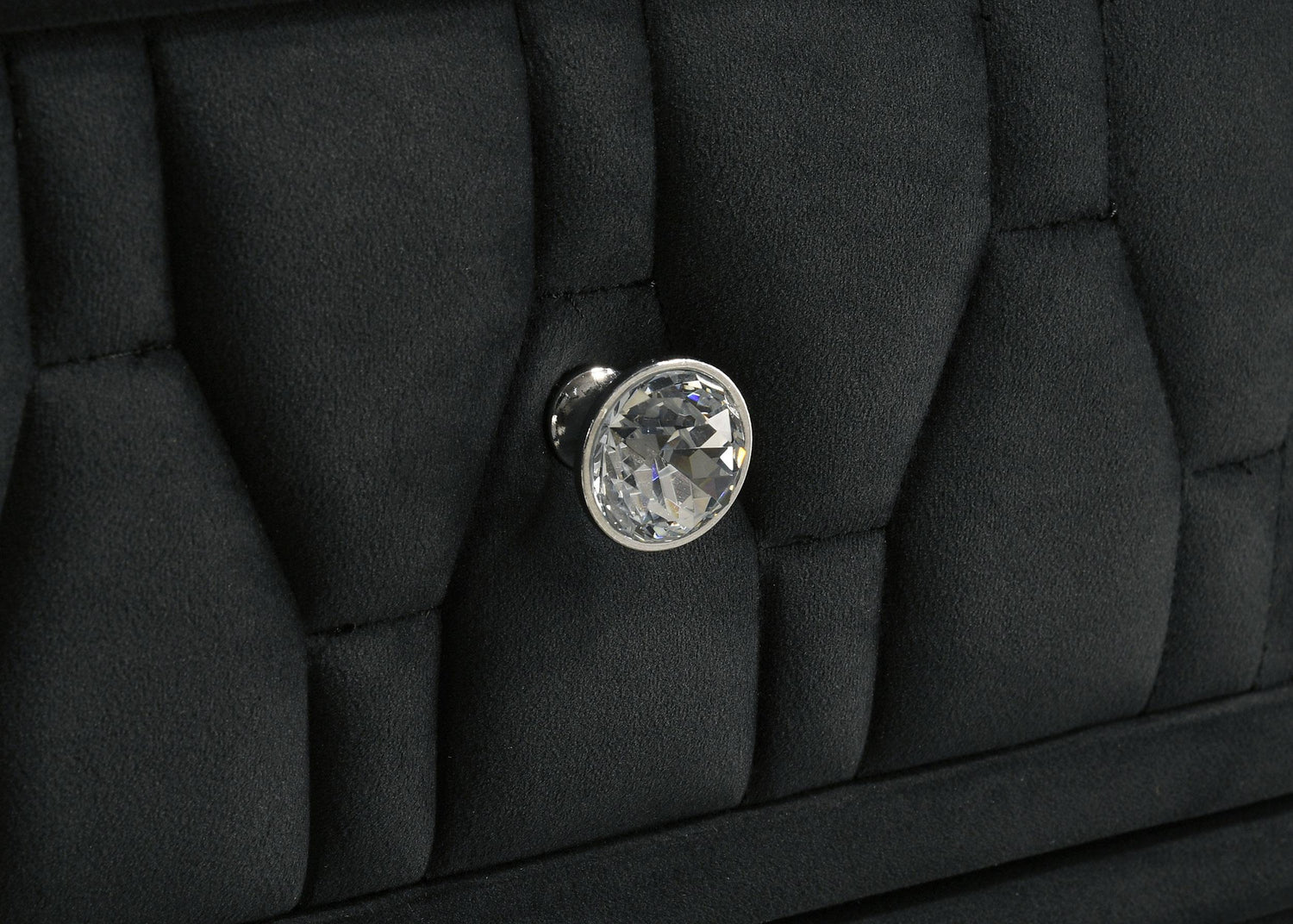 Lorient 8-drawer LED Flame Box Dresser and Mirror Black - 223163FBM