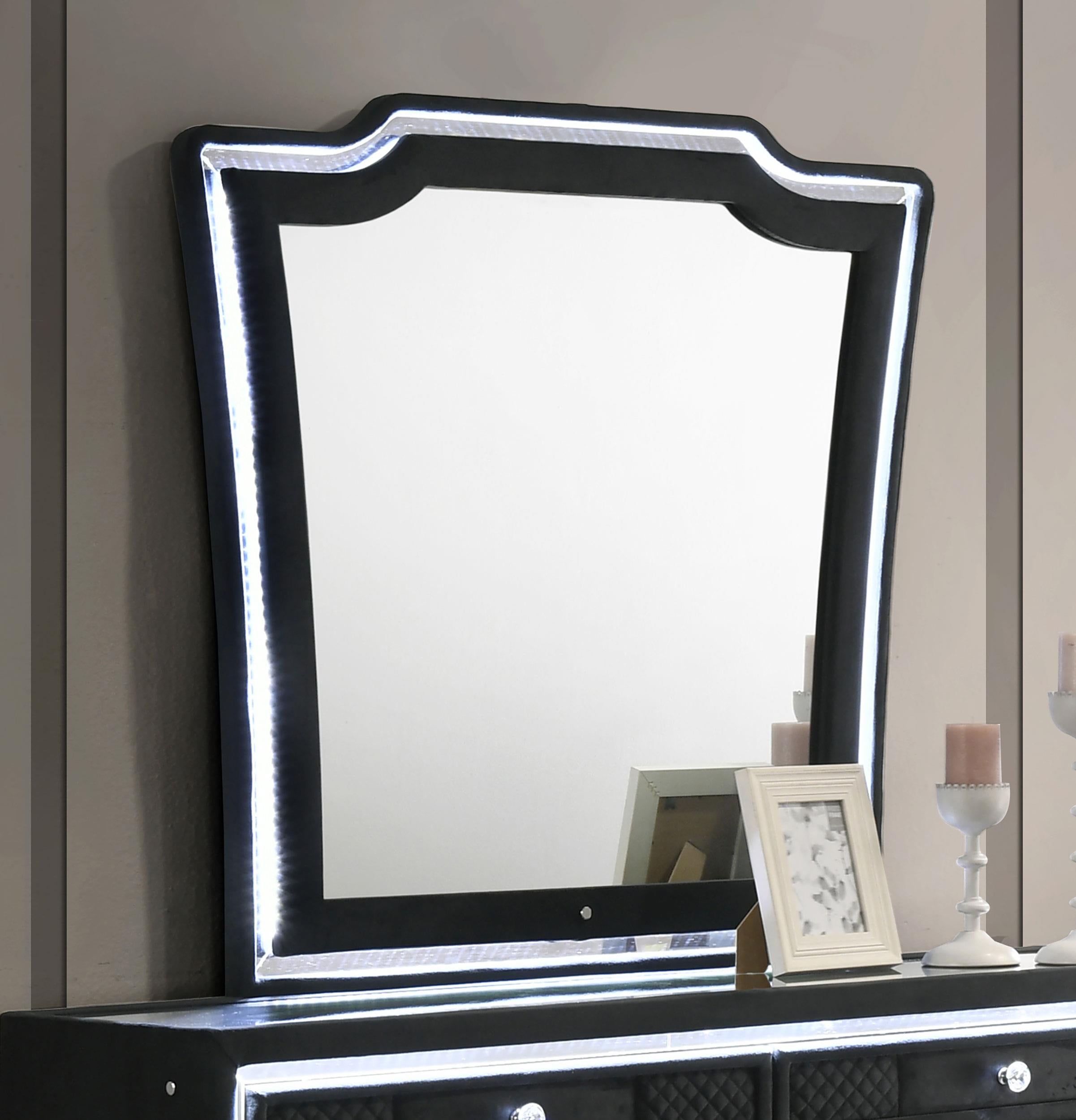 Lorient LED Dresser Mirror Black - 223164