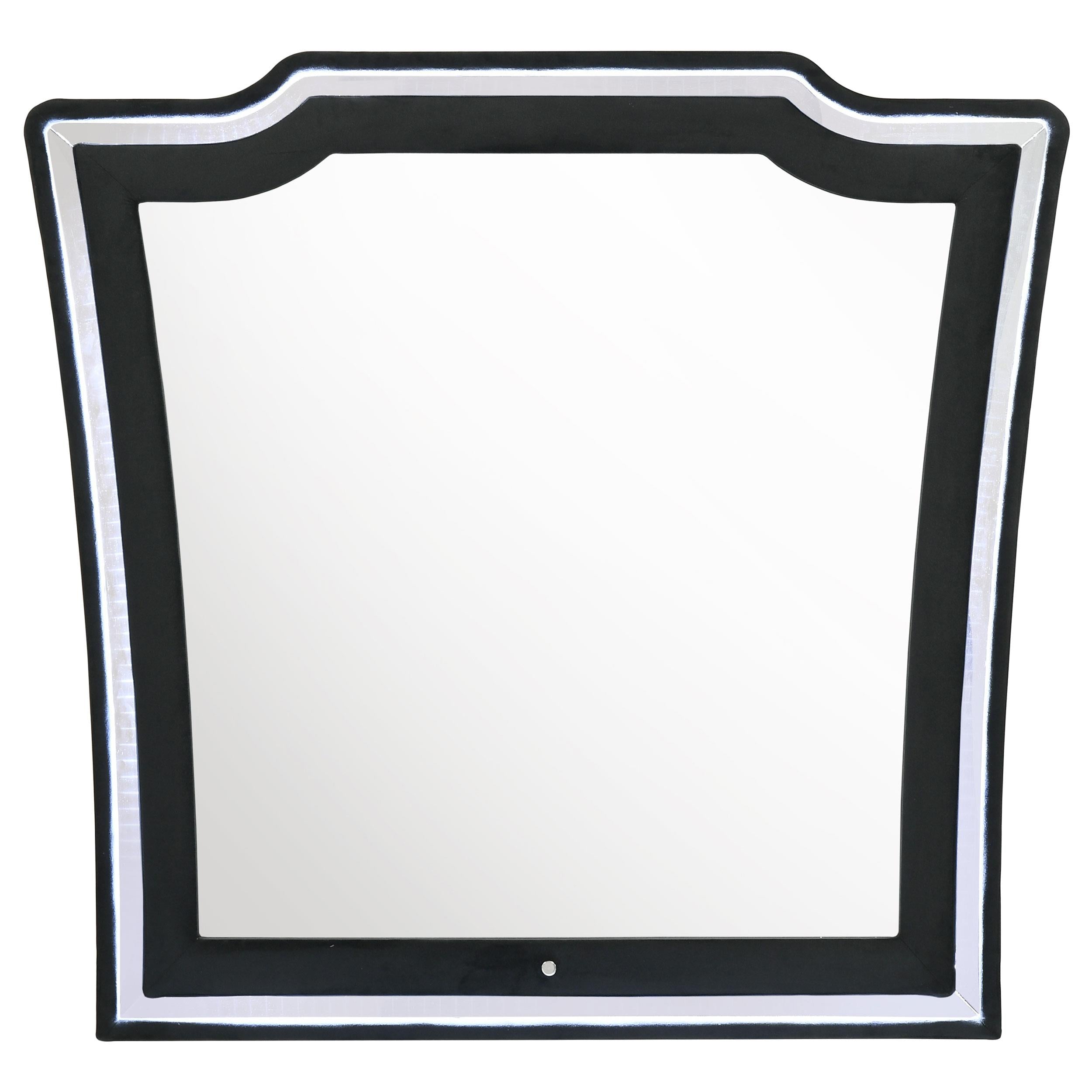 Lorient LED Dresser Mirror Black - 223164