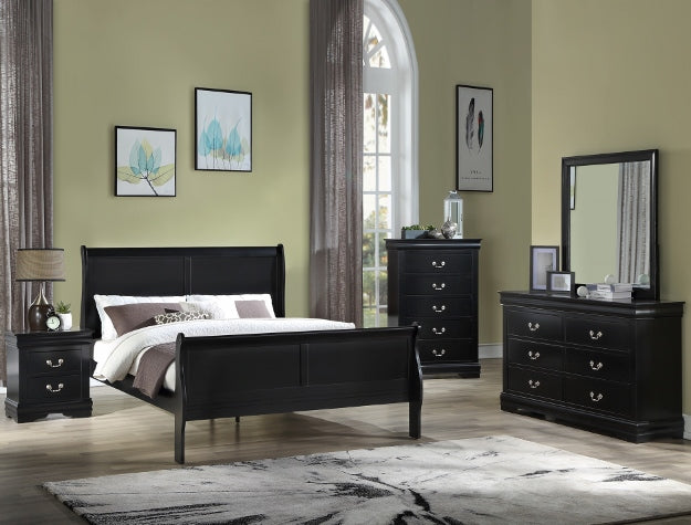 LOUIS PHILIP KING RAIL BLACK - B3950-K-RAIL