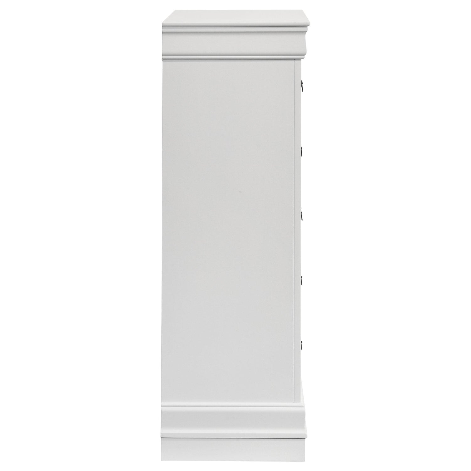 Louis Philippe 5-drawer Bedroom Chest White - 202445