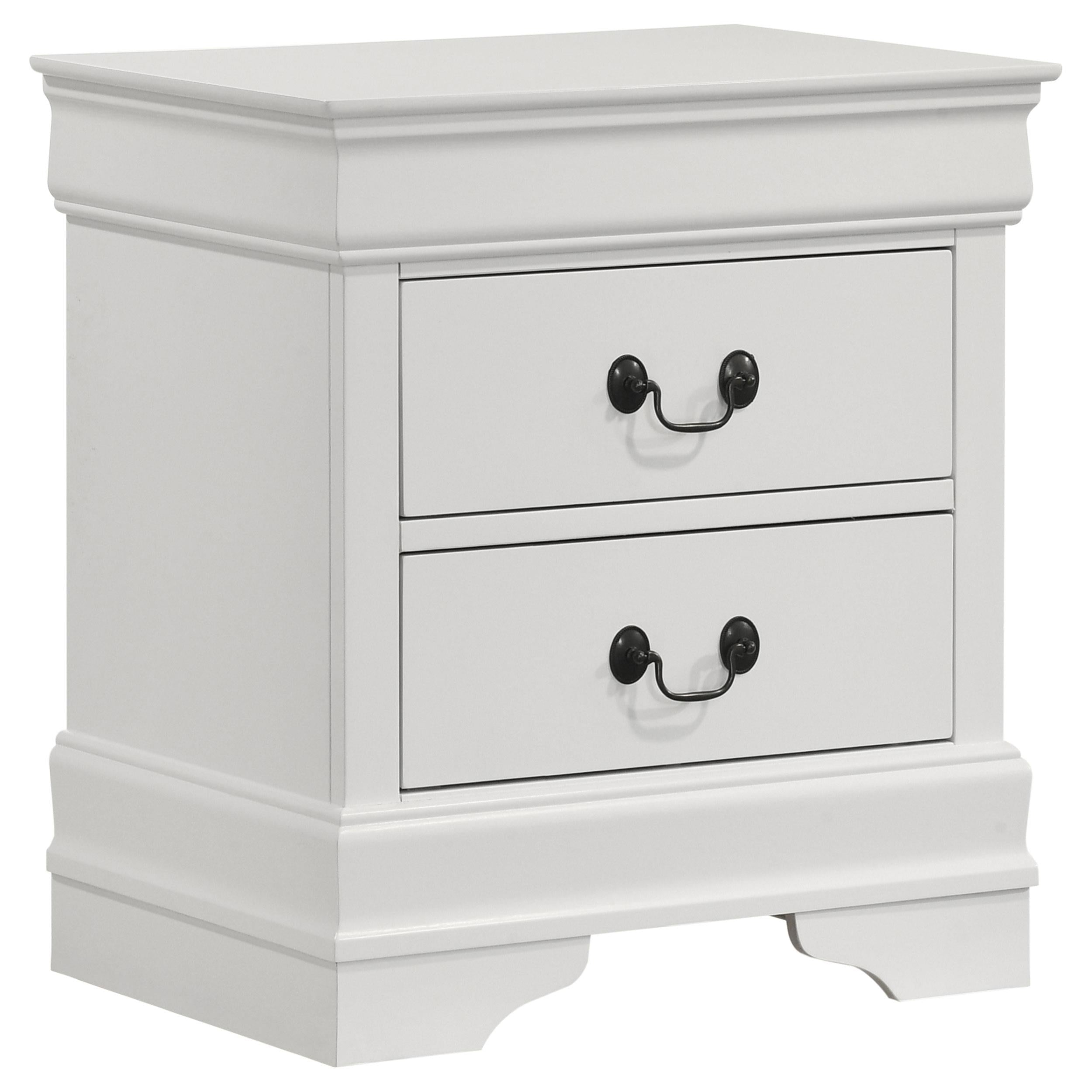 Louis Philippe 5-piece Full Bedroom Set White - 202441F-S5
