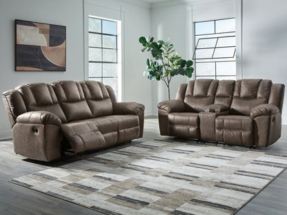 Lowilla Driftwood Sofa and Loveseat from Ashley - Luna Furniture