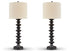 Luanndon 2-Piece Table Lamp Set in Black - PKG019350