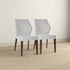 Luca Light Grey Fabric Dining Chair (Set Of 2) - DCH03603101