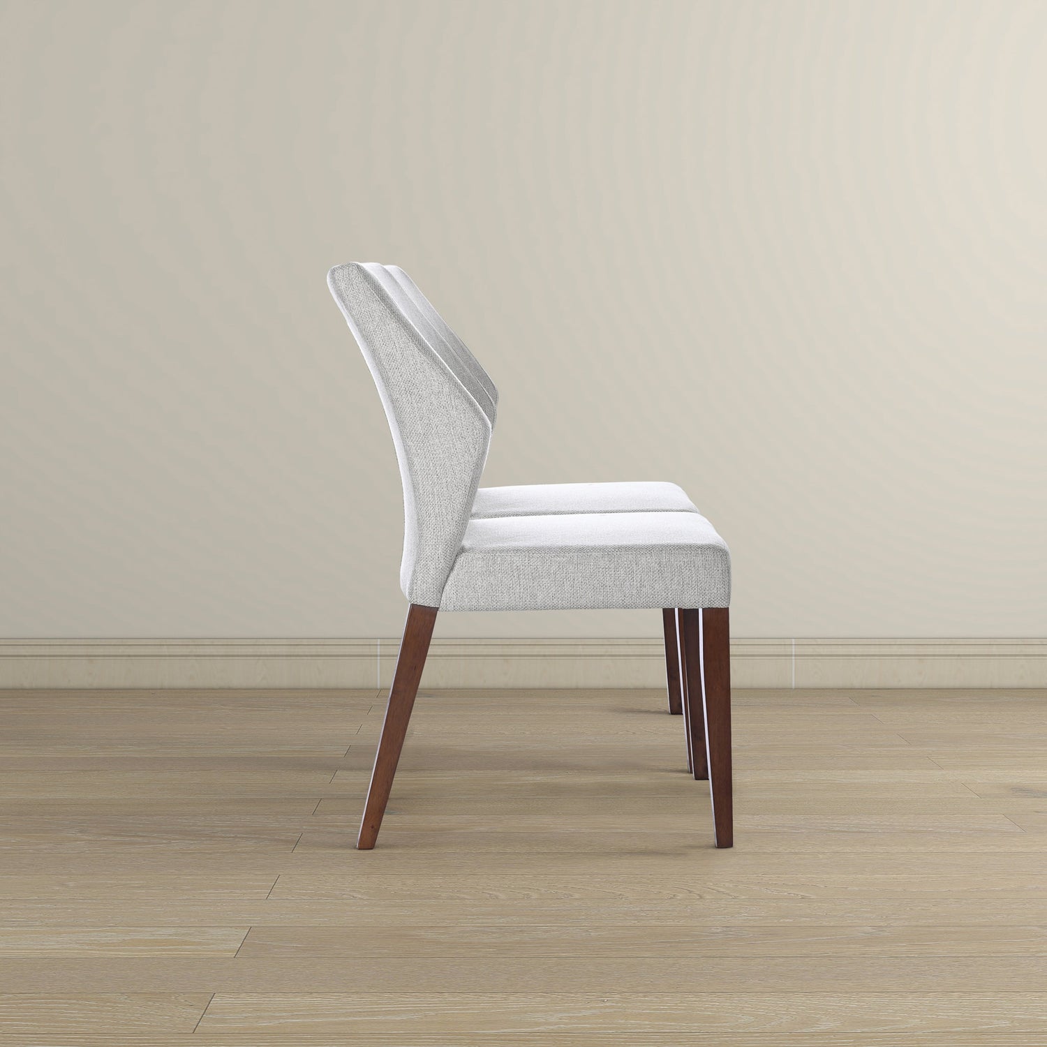 Luca Light Grey Fabric Dining Chair (Set Of 2) - DCH03603101