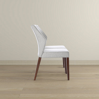Luca Light Grey Fabric Dining Chair (Set Of 2) - DCH03603101