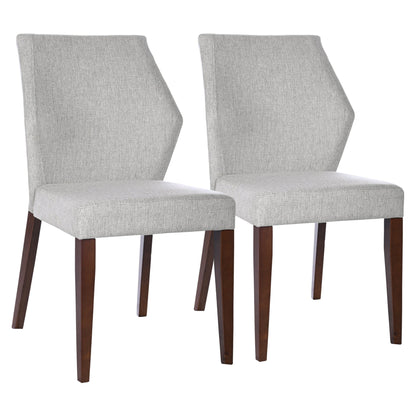 Luca Light Grey Fabric Dining Chair (Set Of 2) - DCH03603101