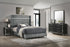 Lucia 4-piece Eastern King Bedroom Set Grey Black - 224991KE-S4