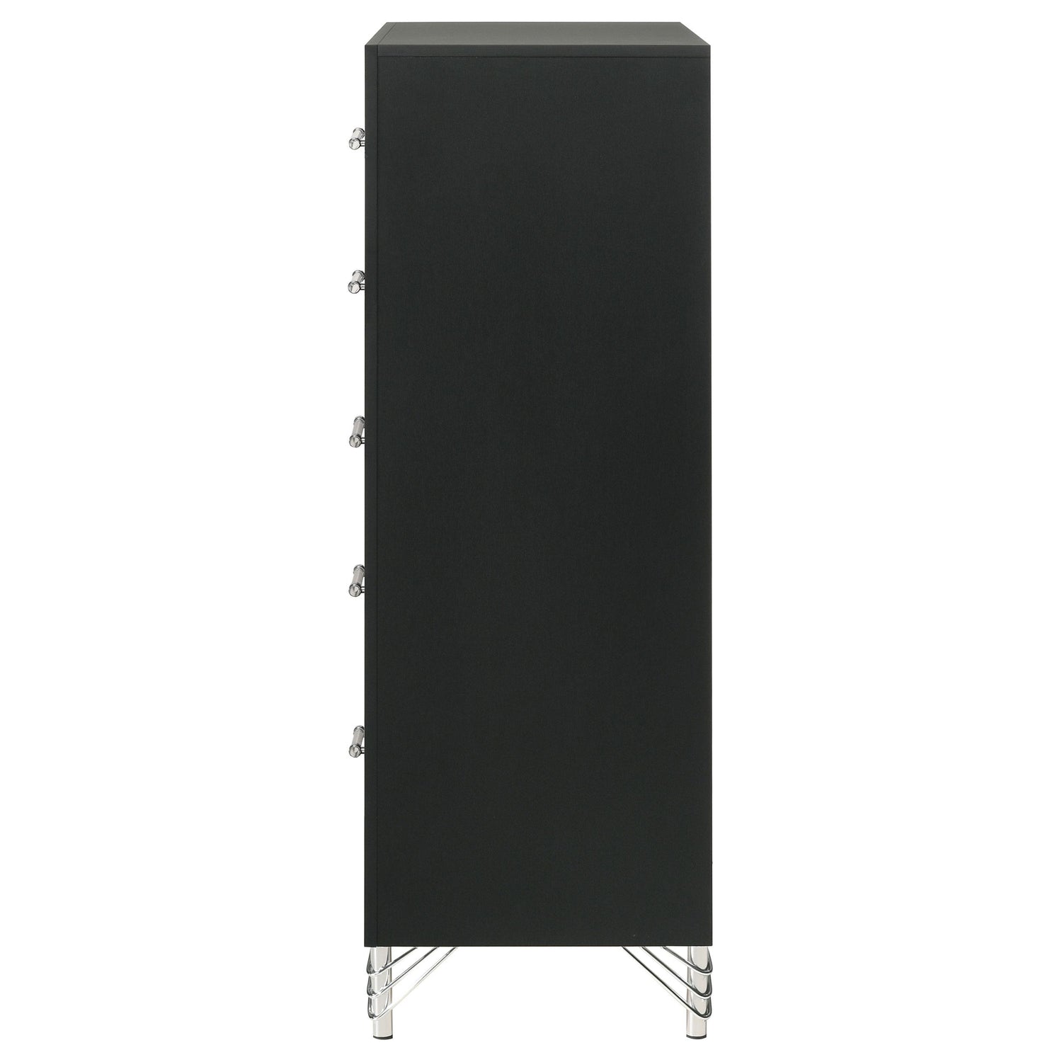 Lucia 5-drawer Bedroom Chest of Drawers Black - 224995