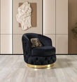 Lupino Black Velvet Chair [ETA: 5/10] - LUPINOBLACK-CHAIR