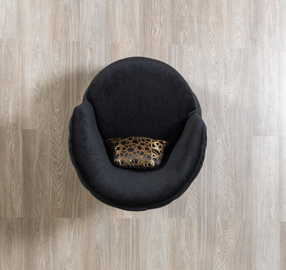 Lupino Black Velvet Chair [ETA: 5/10] - LUPINOBLACK-CHAIR