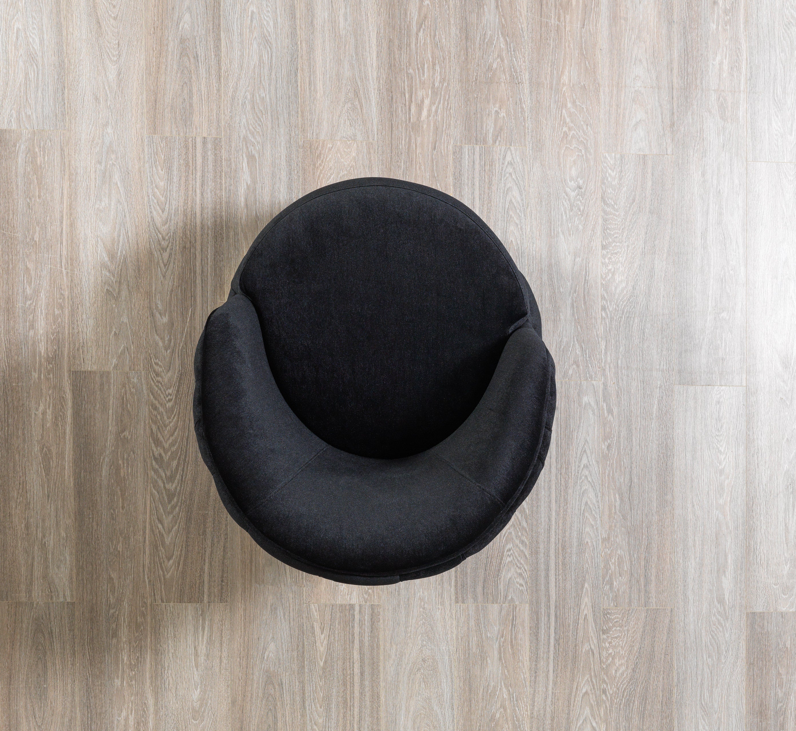 Lupino Black Velvet Chair [ETA: 5/10] - LUPINOBLACK-CHAIR