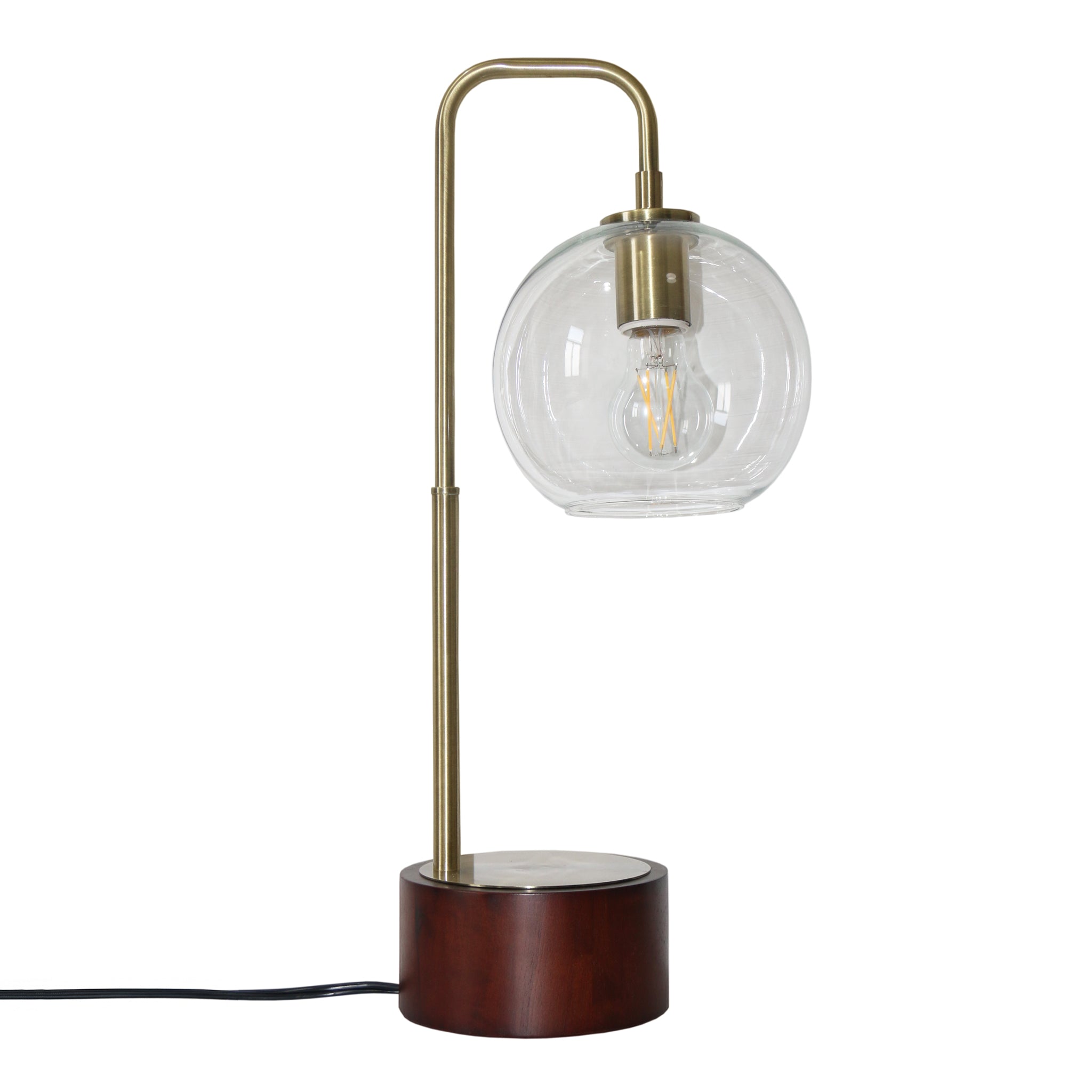 LuxeRay Simple Glass Globe Arched Table Lamp - TBL04202901