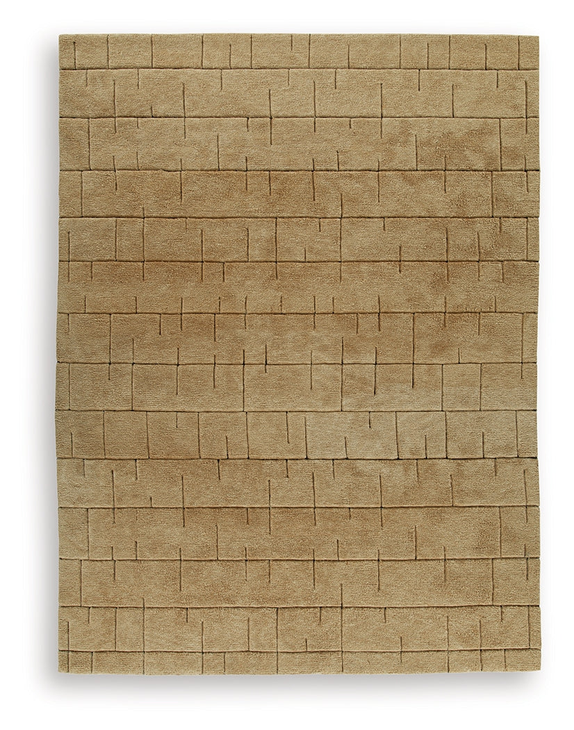 Luzmont Golden Brown Extra Large Rug - R408370