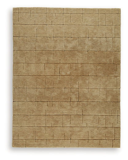 Luzmont Golden Brown Large Rug - R408371