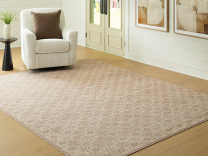 Lyamford Beige/Gray/Brown Large Rug - R408501