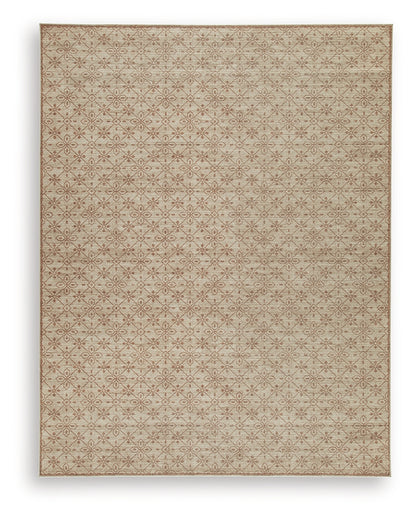 Lyamford Beige/Gray/Brown Large Rug - R408501