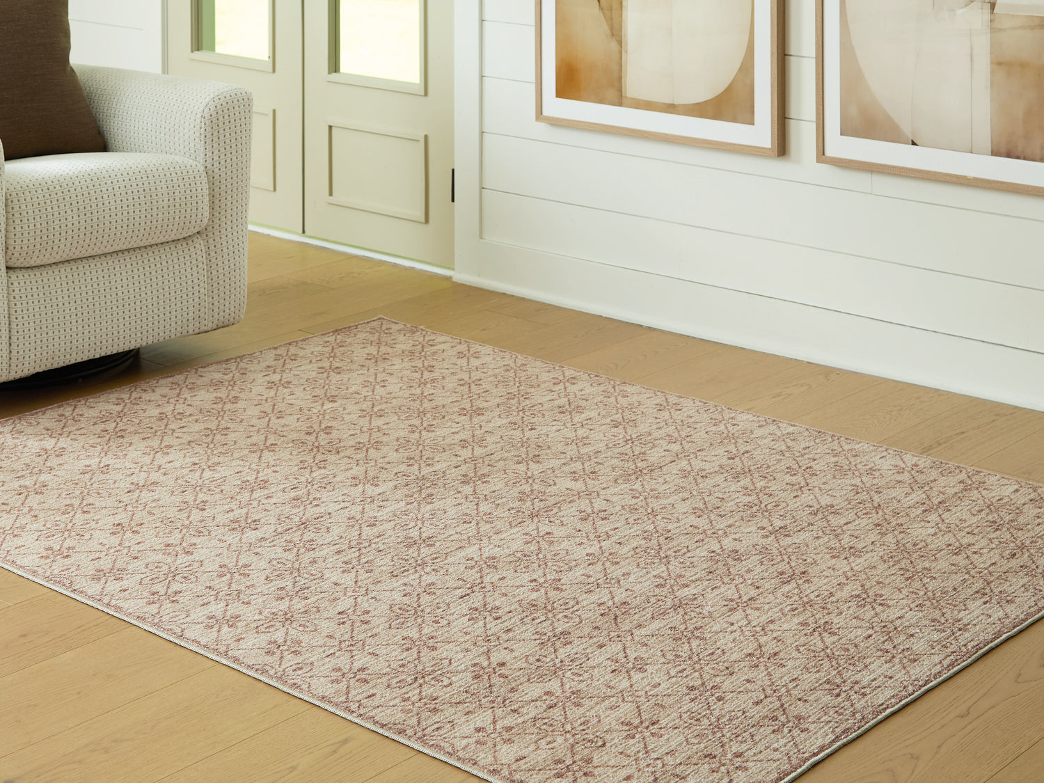 Lyamford Beige/Gray/Brown Medium Rug - R408502
