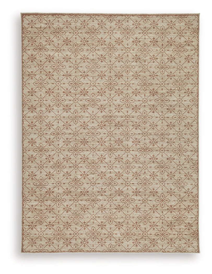 Lyamford Beige/Gray/Brown Medium Rug - R408502