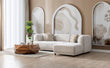 Lyna Ivory 2 Pc RAF Sectional - LYNAIV-2PC