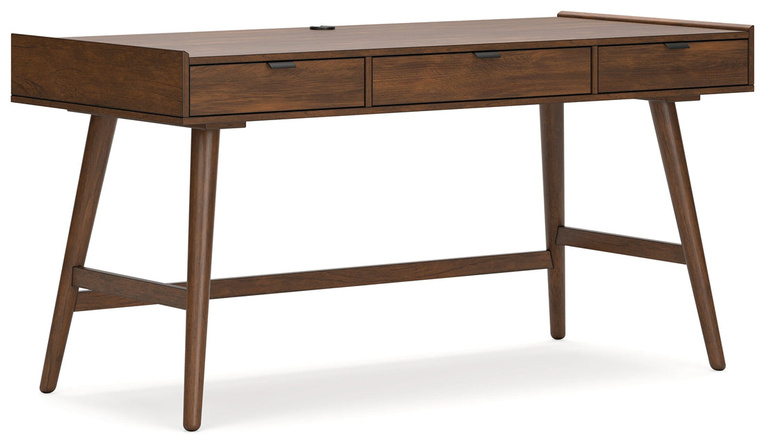 Lyncott Brown 60" Home Office Desk - H615-44 - Bien Home Furniture &amp; Electronics