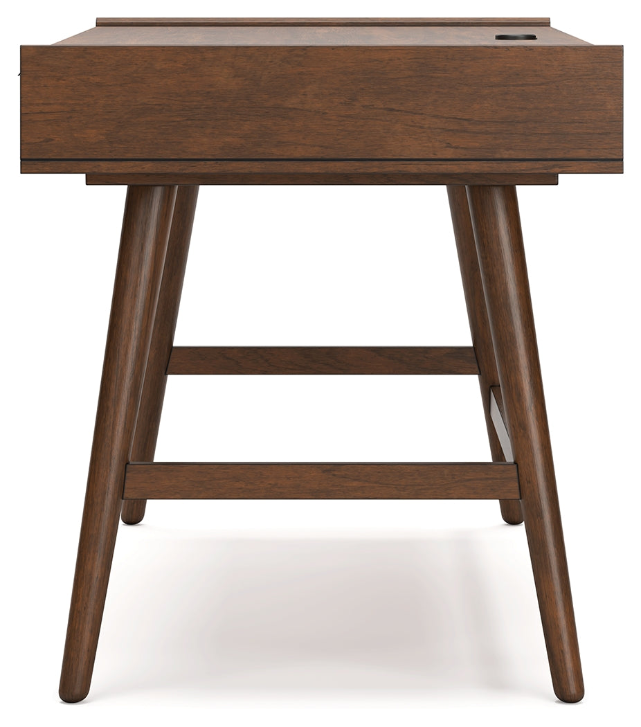 Lyncott Brown 60" Home Office Desk - H615-44 - Bien Home Furniture &amp; Electronics