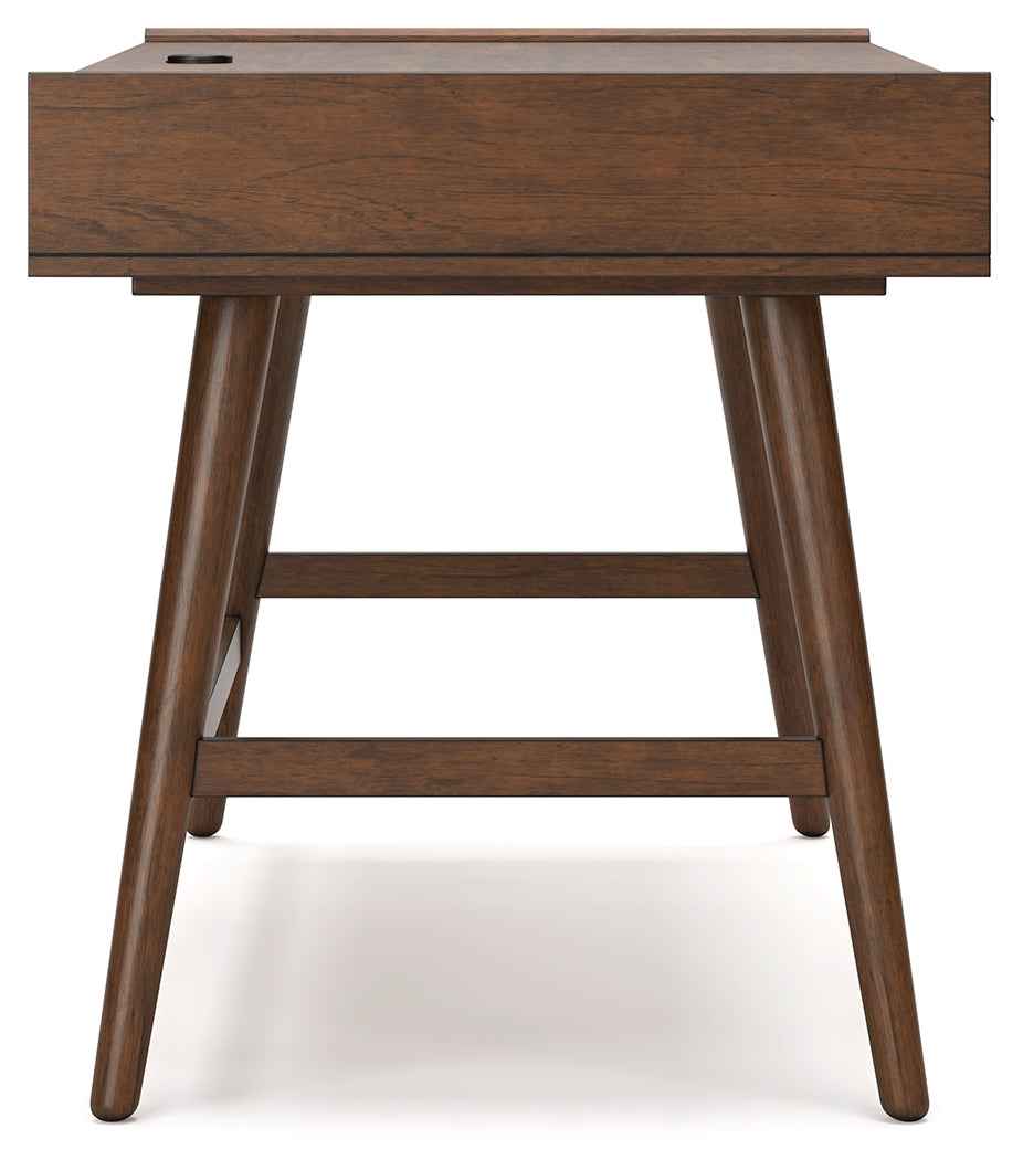 Lyncott Brown 60" Home Office Desk - H615-44 - Bien Home Furniture &amp; Electronics