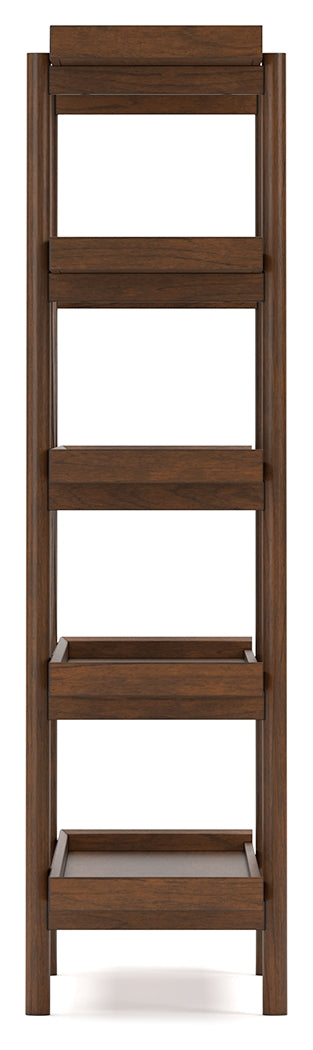 Lyncott Brown 70" Bookcase - H615-70 - Bien Home Furniture &amp; Electronics