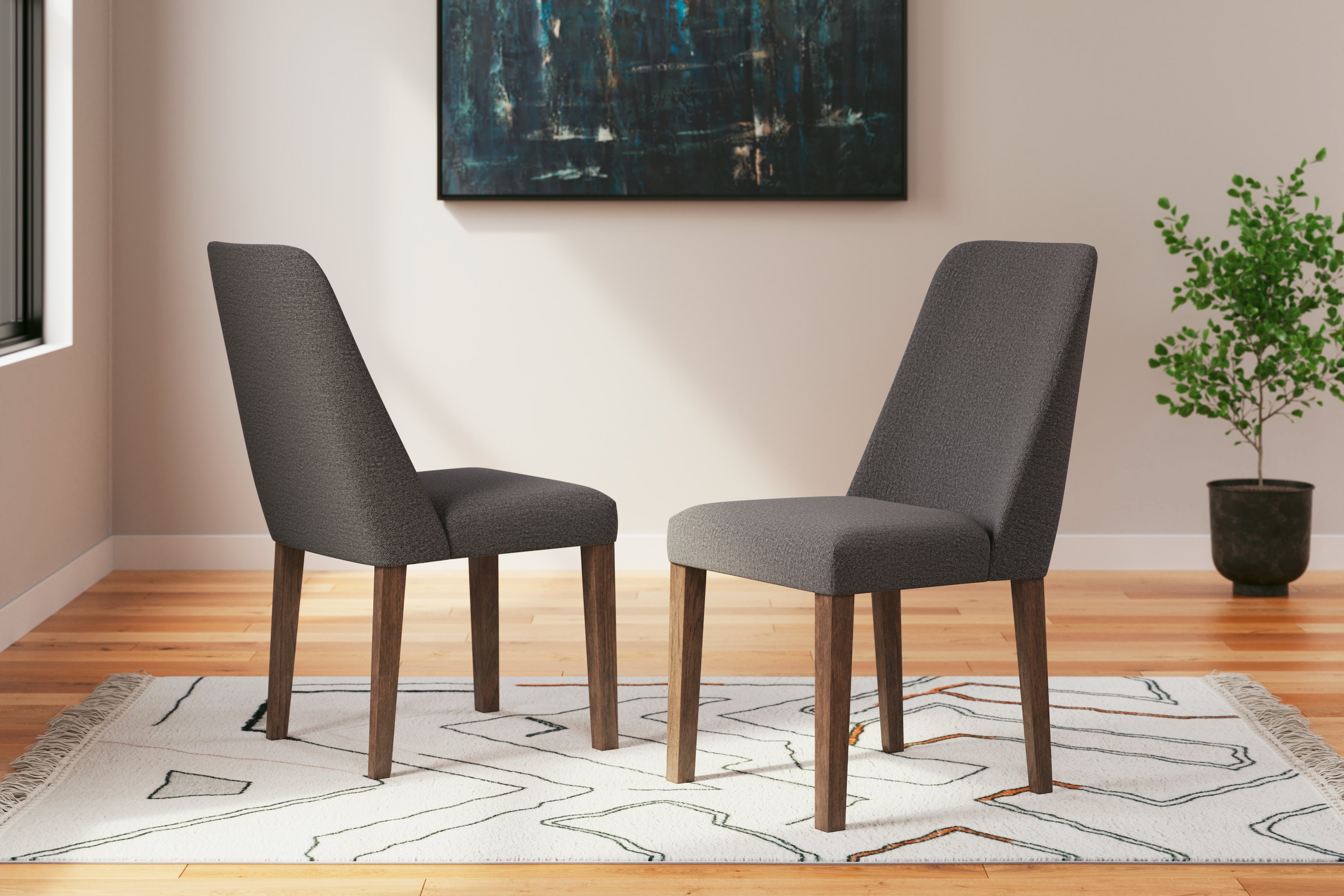 Lyncott Extension Dining Table and 6 Chairs - D615D26