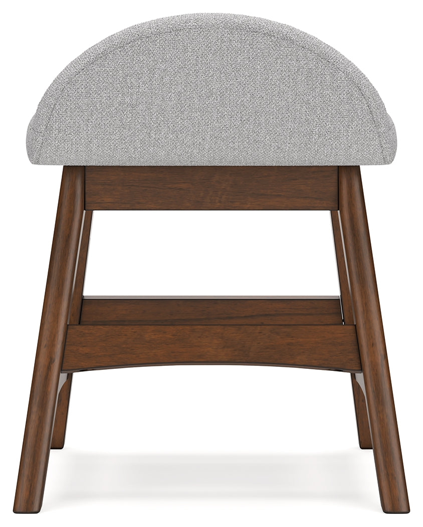Lyncott Home Office Desk with Chair in Brown - PKG018520
