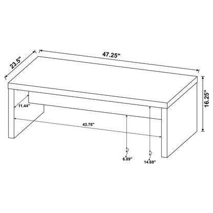Lynette 2-piece Rectangular Coffee and End Table Set Mango - 704128-S2