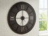 Lytle Antique Brown Wall Clock - A8010453