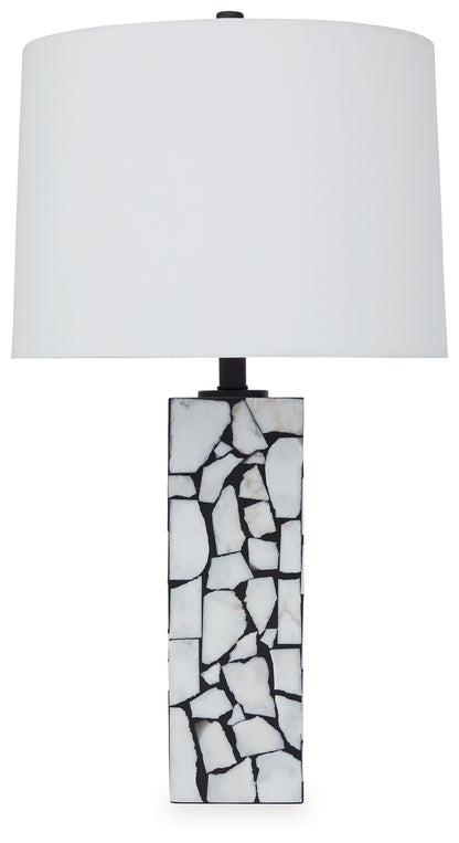 Macaria White/Black Table Lamp (Set of 2) - L429044X2