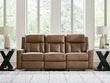 Mackmenville Caramel Reclining Sofa - 7471488