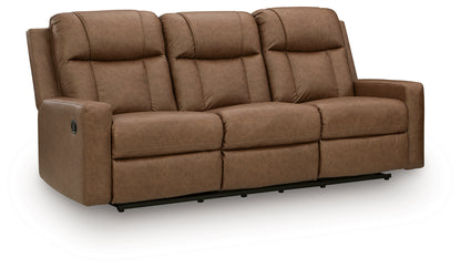 Mackmenville Caramel Reclining Sofa - 7471488