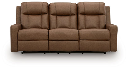 Mackmenville Caramel Reclining Sofa - 7471488