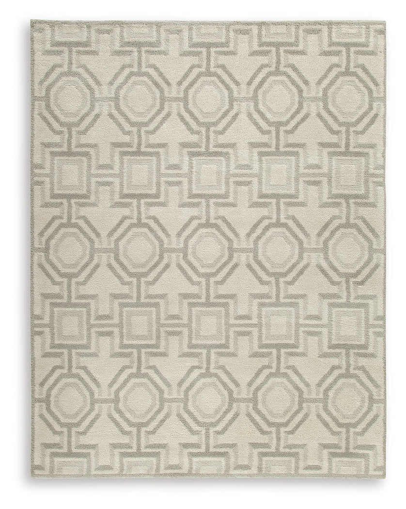 Maconville Ivory/Gray Large Rug - R407321