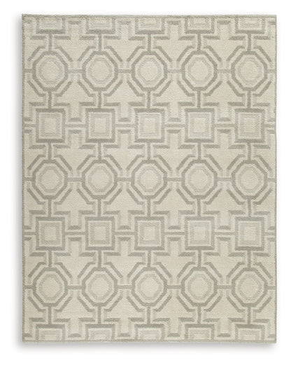 Maconville Ivory/Gray Large Rug - R407321