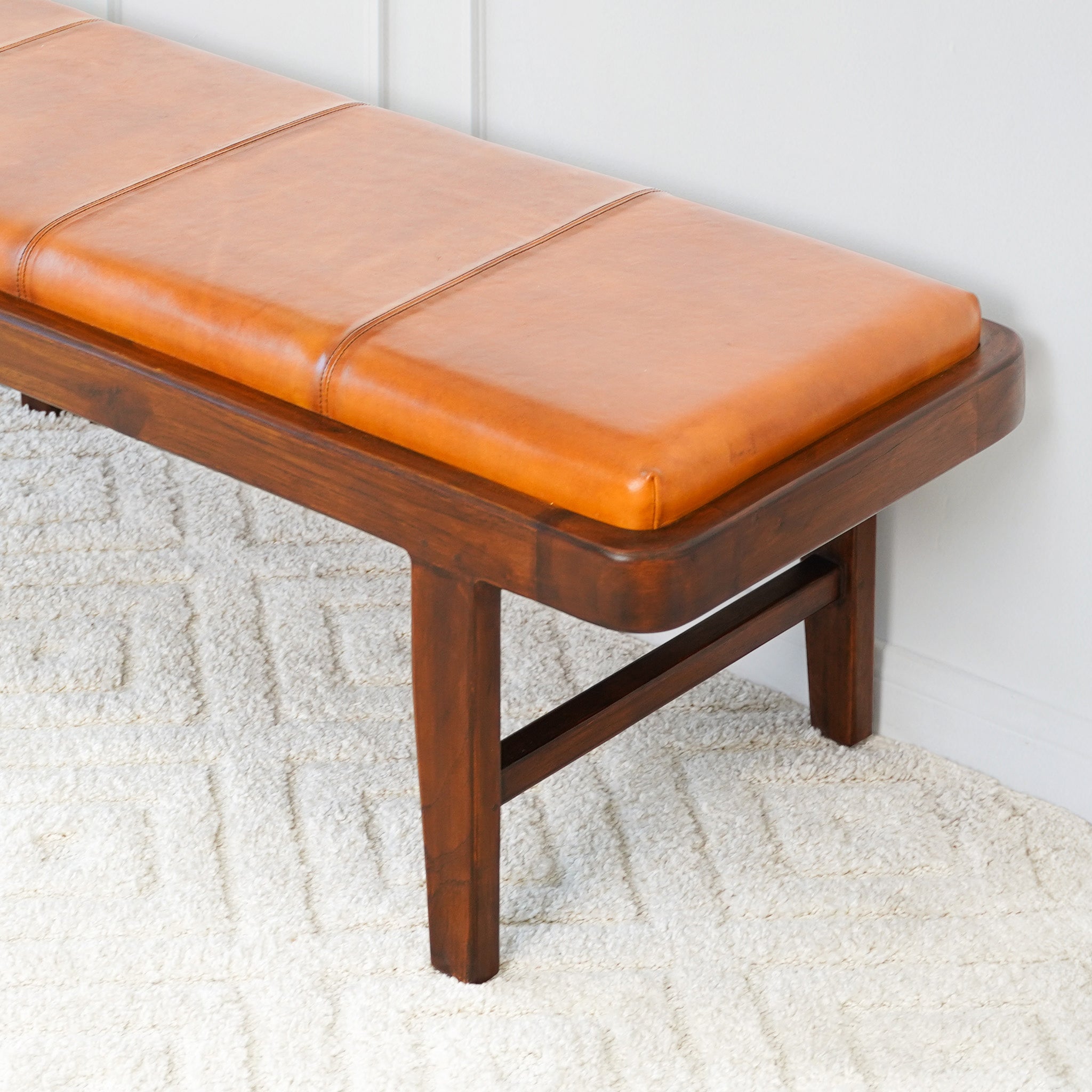 Maddox Bench (Tan Leather) - BEN01301001
